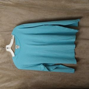 Women's aqua color top by L.L.Bean 2X